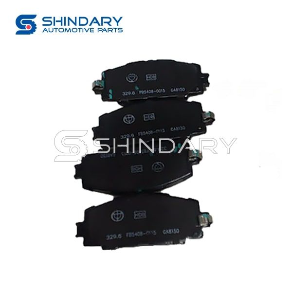 Front brake pad kit SHZ-3501100 for BRILLIANCE V3