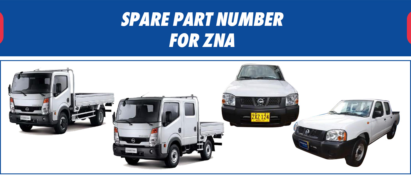 SPARE PARTS NUMBERS FOR ZNA