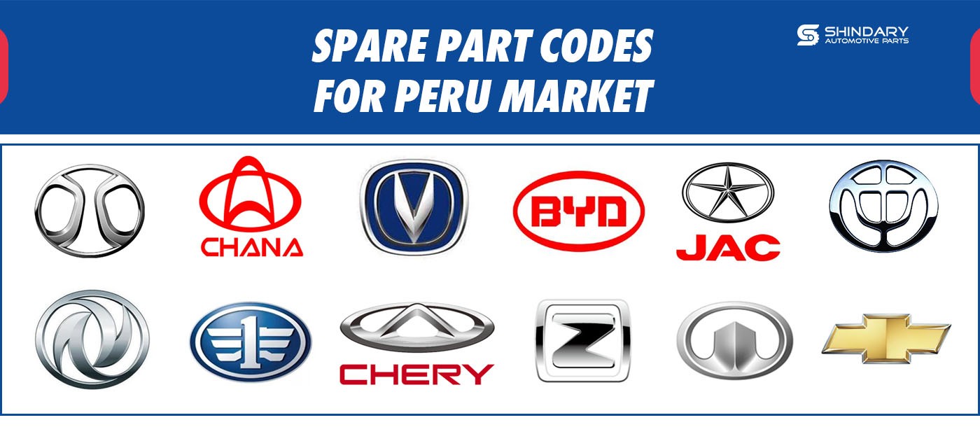 SPARE PART CODES FOR PERU MARKET