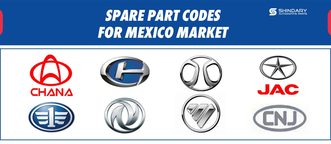 SPARE PART CODES FOR MEXICO MARKET