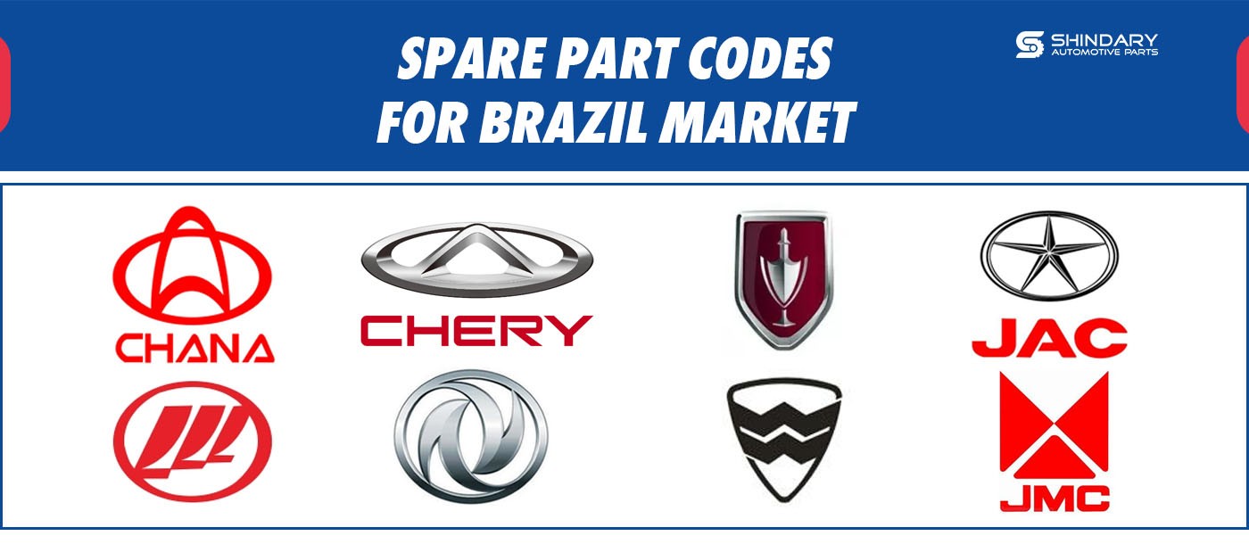 SPARE PART CODES FOR BRAZIL MARKET