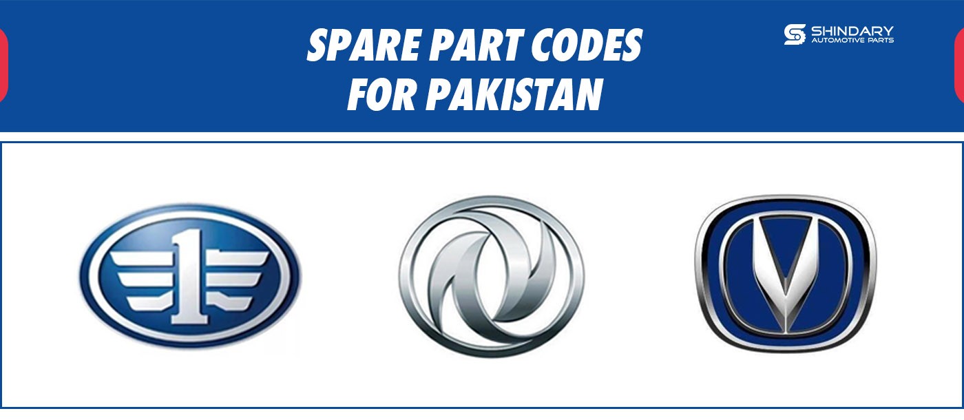 SPARE PART CODES FOR PAKISTAN MARKET