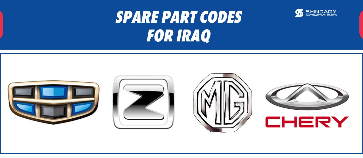 SPARE PART CODES FOR IRAQ MARKET