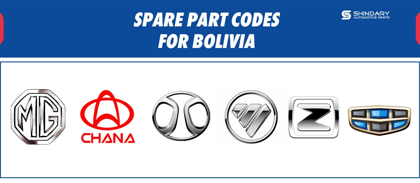 SPARE PART CODES FOR BOLIVIA MARKET