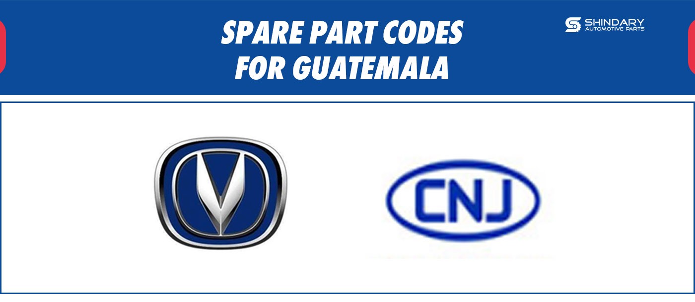 SPARE PART CODES FOR GUATEMALA MARKET