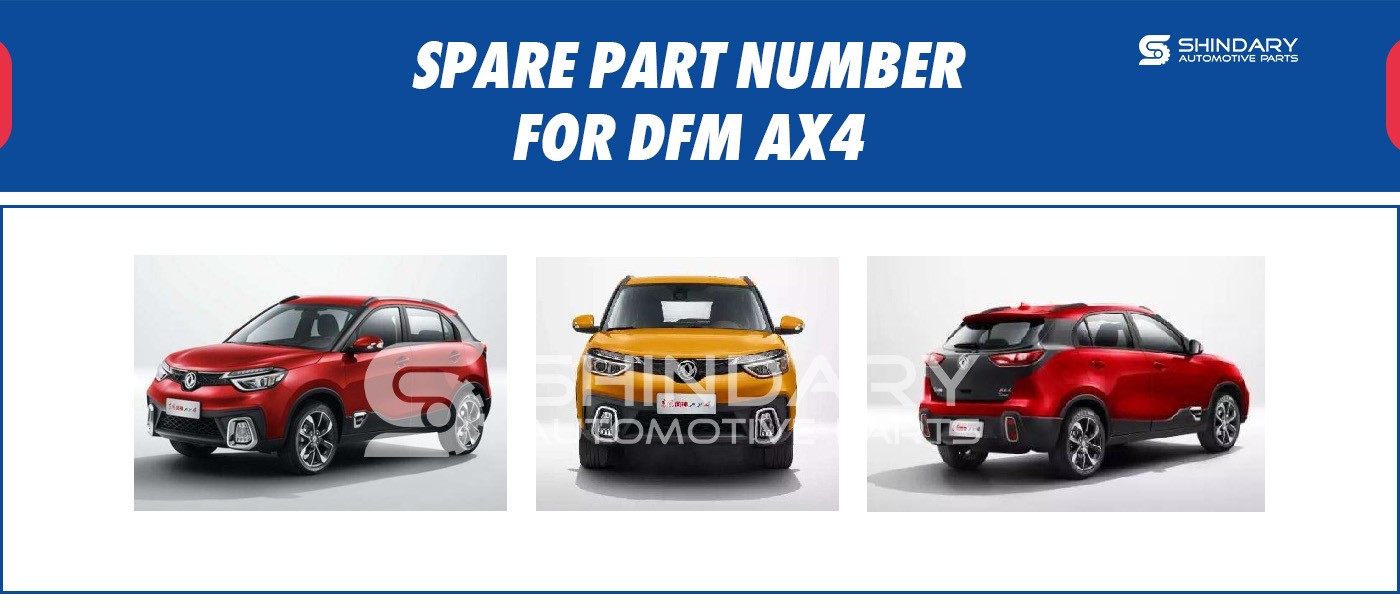 SPARE PARTS NUMBERS FOR DFM AX4