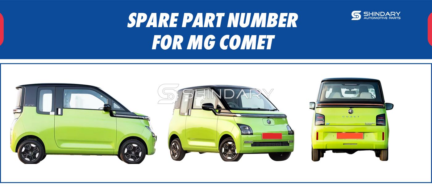 【SHINDARY PRODUCTS】SPARE PARTS NUMBERS FOR MG Comet