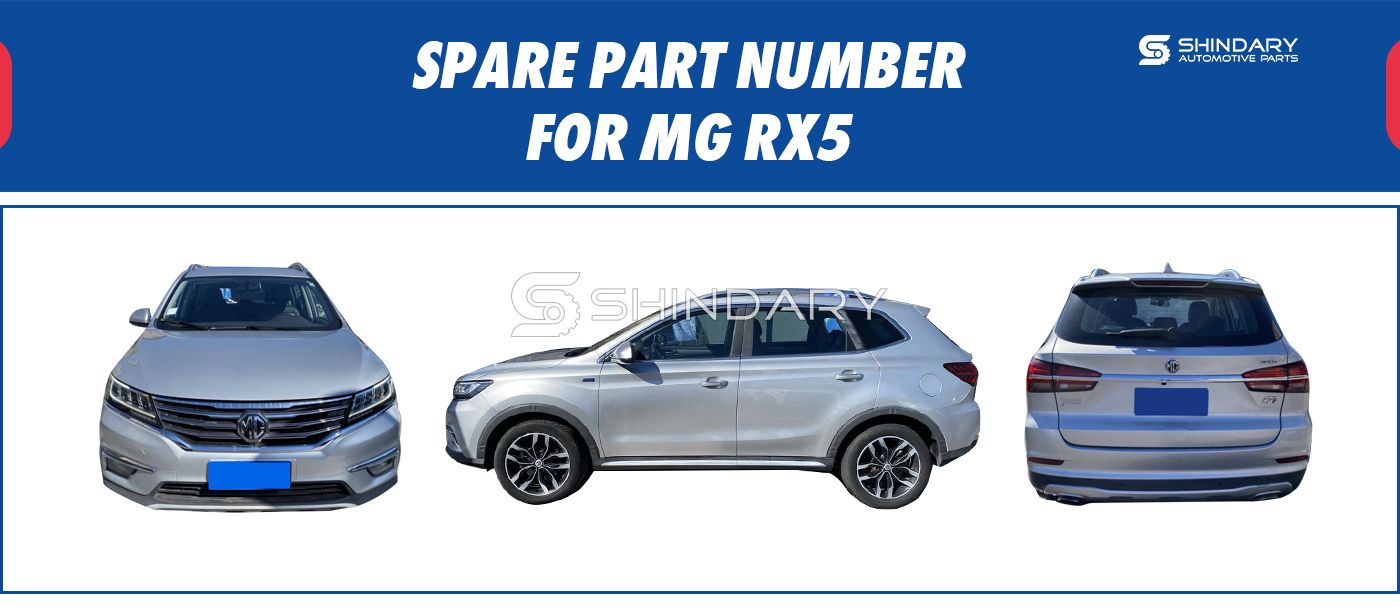 【SHINDARY PRODUCTS】SPARE PARTS NUMBERS FOR MG RX5