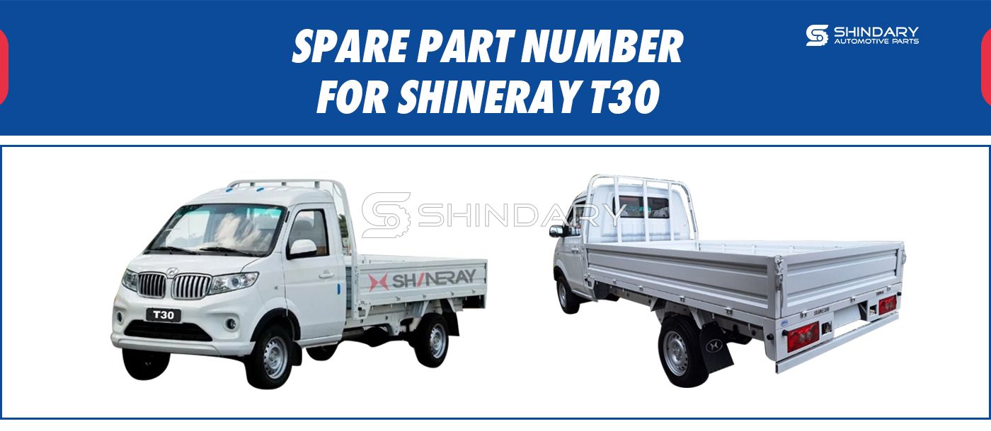 【SHINDARY PRODUCTS】SPARE PARTS NUMBERS FOR SHINERAY T30